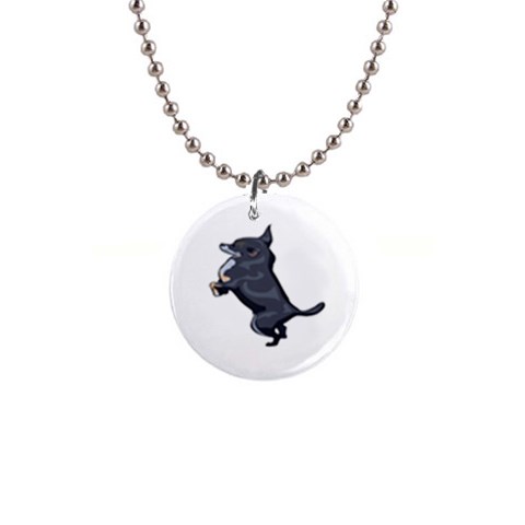 Chihuahua 1  Button Necklace from ArtsNow.com Front