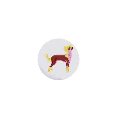 Chinese Crested 1  Mini Magnet from ArtsNow.com Front