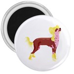 Chinese Crested 3  Magnet