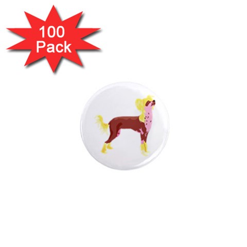 Chinese Crested 1  Mini Magnet (100 pack)  from ArtsNow.com Front