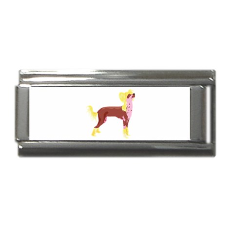 Chinese Crested Superlink Italian Charm (9mm) from ArtsNow.com Front