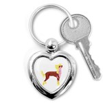 Chinese Crested Key Chain (Heart)