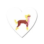 Chinese Crested Magnet (Heart)