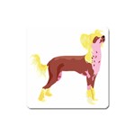 Chinese Crested Magnet (Square)