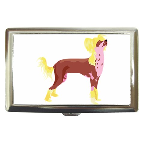 Chinese Crested Cigarette Money Case from ArtsNow.com Front