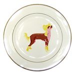 Chinese Crested Porcelain Plate
