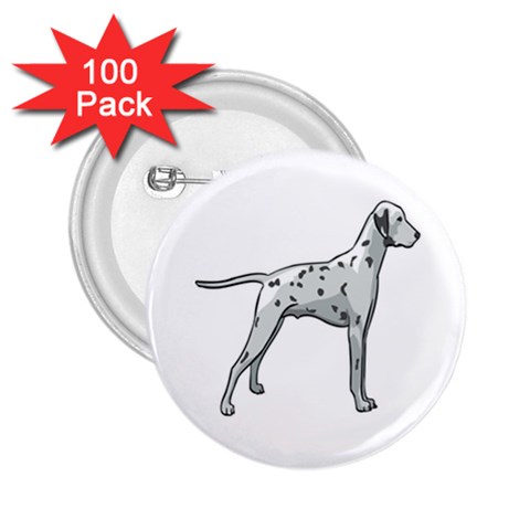 Dalmation 2.25  Button (100 pack) from ArtsNow.com Front