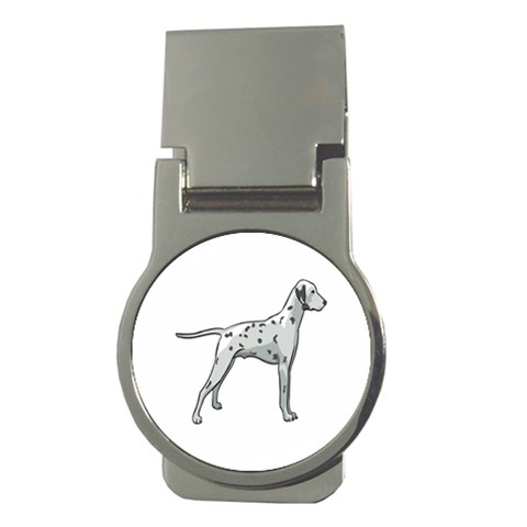 Dalmation Money Clip (Round) from ArtsNow.com Front