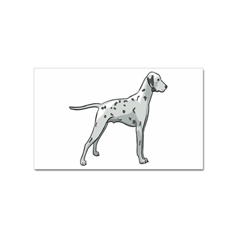 Dalmation Sticker (Rectangular) from ArtsNow.com Front
