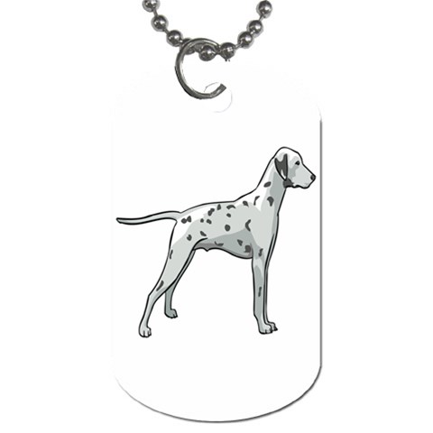 Dalmation Dog Tag (One Side) from ArtsNow.com Front