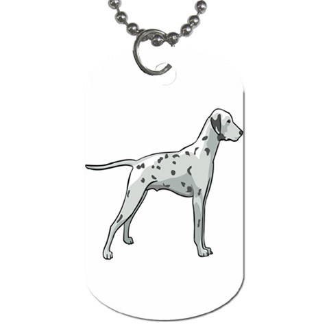 Dalmation Dog Tag (Two Sides) from ArtsNow.com Front