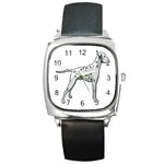 Dalmation Square Metal Watch
