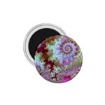 Raspberry Lime Delight, Abstract Ferris Wheel 1.75  Magnet