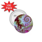 Raspberry Lime Delight, Abstract Ferris Wheel 1.75  Button (100 pack) 