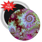 Raspberry Lime Delight, Abstract Ferris Wheel 3 Magnet (10 pack) Raspberry Lime Delight, Abstract Ferris Wheel 3 Magnet (10 pack)