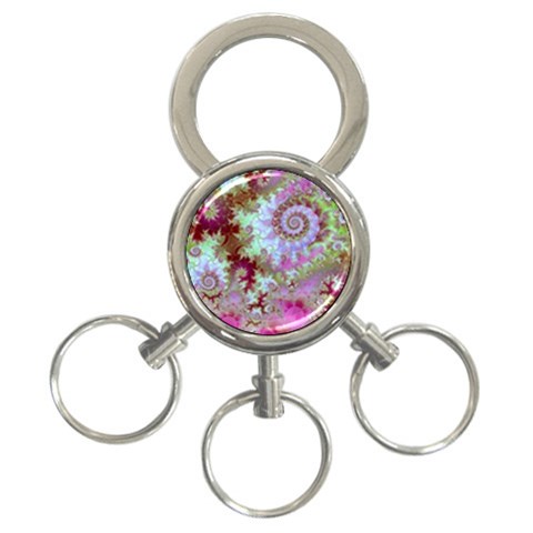 Raspberry Lime Delight, Abstract Ferris Wheel 3 Front