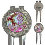 Raspberry Lime Delight, Abstract Ferris Wheel 3-in-1 Golf Divot