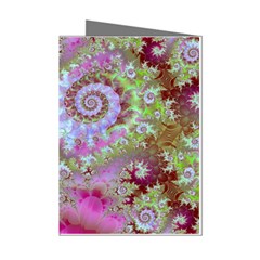 Raspberry Lime Delight, Abstract Ferris Wheel Mini Greeting Cards (Pkg of 8) from ArtsNow.com Left