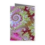 Raspberry Lime Delight, Abstract Ferris Wheel Mini Greeting Cards (Pkg of 8) Raspberry Lime Delight, Abstract Ferris Wheel Mini Greeting Cards (Pkg of 8)