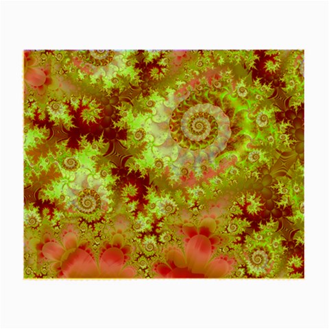 Raspberry Lime Delight, Abstract Ferris Wheel Glasses Cloth (Small) from ArtsNow.com Front