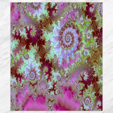 Raspberry Lime Delight, Abstract Ferris Wheel Canvas 8  x 10  from ArtsNow.com 8.15 x9.66  Canvas - 1