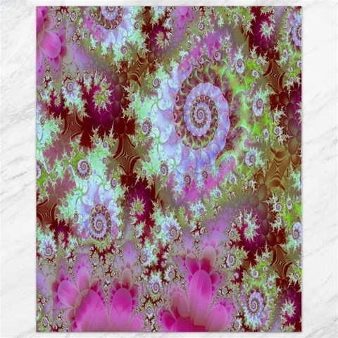 Raspberry Lime Delight, Abstract Ferris Wheel Canvas 11  x 14  from ArtsNow.com 10.95 x13.48  Canvas - 1