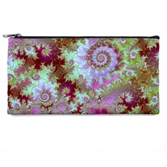 Raspberry Lime Delight, Abstract Ferris Wheel Pencil Case from ArtsNow.com Front