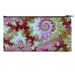 Raspberry Lime Delight, Abstract Ferris Wheel Pencil Case from ArtsNow.com Back