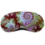 Raspberry Lime Delight, Abstract Ferris Wheel Sleeping Mask