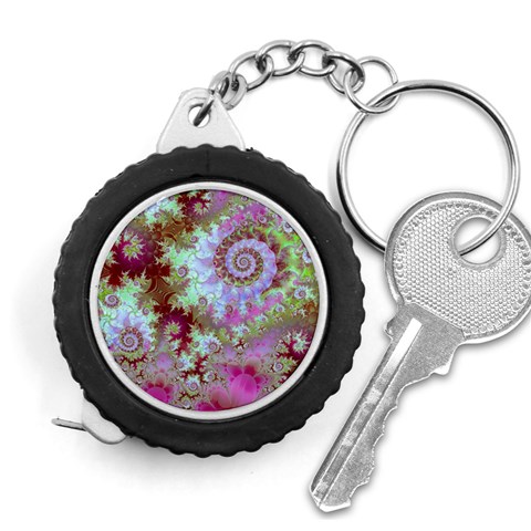 Raspberry Lime Delight, Abstract Ferris Wheel Measuring Tape from ArtsNow.com Front