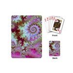 Raspberry Lime Delight, Abstract Ferris Wheel Playing Cards (Mini)