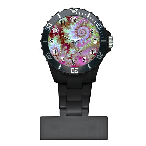 Raspberry Lime Delight, Abstract Ferris Wheel Nurses Watch from ArtsNow.com Front