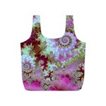Raspberry Lime Delight, Abstract Ferris Wheel Full Print Recycle Bag (S) Raspberry Lime Delight, Abstract Ferris Wheel Full Print Recycle Bag (S)