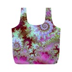 Raspberry Lime Delight, Abstract Ferris Wheel Full Print Recycle Bag (M) Raspberry Lime Delight, Abstract Ferris Wheel Full Print Recycle Bag (M)