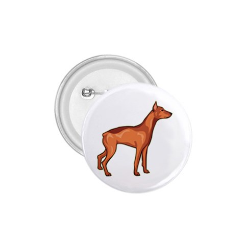 Doberman 1.75  Button from ArtsNow.com Front