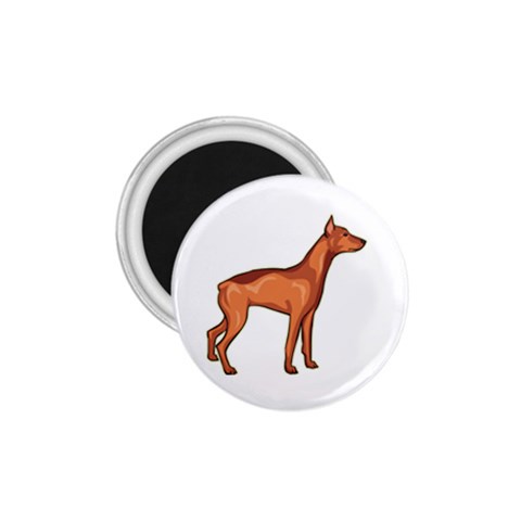 Doberman 1.75  Magnet from ArtsNow.com Front