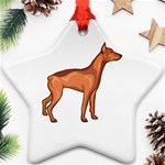 Doberman Ornament (Star)