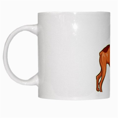 Doberman White Mug from ArtsNow.com Left