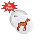 Doberman 1.75  Button (10 pack) 