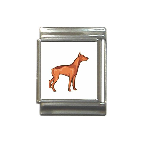 Doberman Italian Charm (13mm) from ArtsNow.com Front