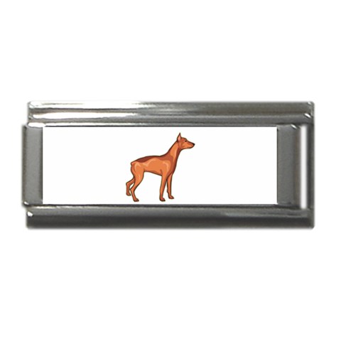 Doberman Superlink Italian Charm (9mm) from ArtsNow.com Front