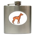 Doberman Hip Flask (6 oz)