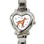 Doberman Heart Italian Charm Watch