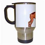 Doberman Travel Mug (White)