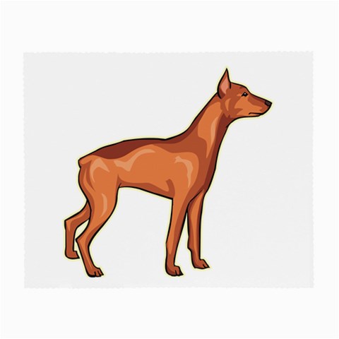 Doberman Glasses Cloth from ArtsNow.com Front