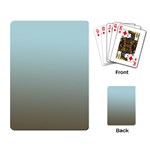 Blue Gold Gradient Playing Cards Single Design