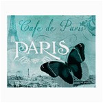 Paris Butterfly Glasses Cloth (Small, Two Sided)