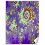 Sea Shell Spiral, Abstract Violet Cyan Stars Canvas 18 x 24 (Unframed) Sea Shell Spiral, Abstract Violet Cyan Stars Canvas 18 x 24 (Unframed)