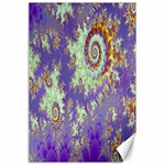 Sea Shell Spiral, Abstract Violet Cyan Stars Canvas 24 x 36 (Unframed) Sea Shell Spiral, Abstract Violet Cyan Stars Canvas 24 x 36 (Unframed)