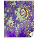 Sea Shell Spiral, Abstract Violet Cyan Stars Canvas 11 x 14 (Unframed) Sea Shell Spiral, Abstract Violet Cyan Stars Canvas 11 x 14 (Unframed)